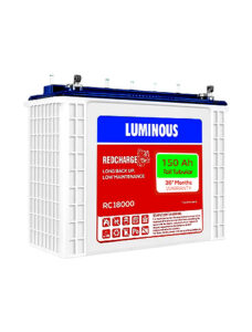 Luminous Inverter Battery 150 Ah With 36 Months Warranty RC18000