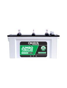 Okaya Jumbo Tubular Inverter Battery 140 Ah With 24 + 24 Months Warranty