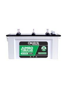 Okaya Jumbo Tubular Inverter Battery 140 Ah With 18 + 18 Months Warranty